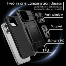 Load image into Gallery viewer, Casekis Magnetic Suction Stand Shockproof Protective Case Black
