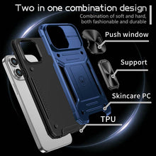 Load image into Gallery viewer, Casekis Magnetic Suction Stand Shockproof Protective Case Blue
