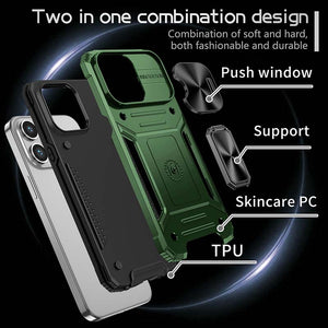 Casekis Magnetic Suction Stand Shockproof Protective Case Green