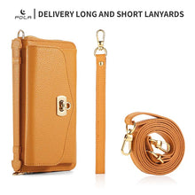 Load image into Gallery viewer, Casekis Multifunction Tote Crossbody Solid Color Phone Bag Orange
