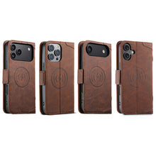 Charger l&#39;image dans la galerie, Casekis Leather Wallet Phone Case compatible with MagSafe Brown
