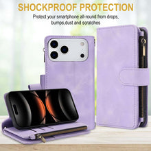 Lade das Bild in den Galerie-Viewer, Casekis Crossbody 9 Card Holder Phone Case Purple
