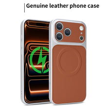 Charger l&#39;image dans la galerie, Casekis Magnetic Shockproof Leather Phone Case Brown
