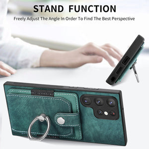 Casekis Ring Cardholder Portable Phone Case Green