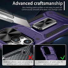 Load image into Gallery viewer, Casekis Magnetic Suction Stand Shockproof Protective Case Purple
