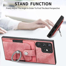 Load image into Gallery viewer, Casekis Ring Cardholder Portable Phone Case Pink
