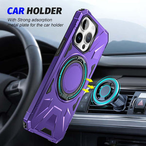 Casekis Magnetic Charging Phone Case Purple