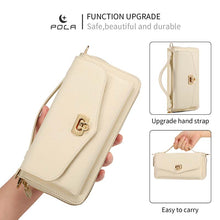 Cargar imagen en el visor de la galería, Casekis Multifunction Tote Crossbody Solid Color Phone Bag Beige
