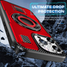 Cargar imagen en el visor de la galería, Casekis Rotating Stand Shockproof Phone Case Red
