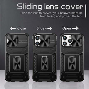 Casekis Magnetic Suction Stand Shockproof Protective Case Black