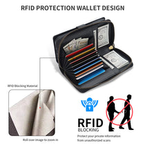 Load image into Gallery viewer, CASEKIS 2-in-1 Magnetic Detachable Wallet Case with RFID Blocking, 16 Card Slots &amp; Zipper Pocket Black
