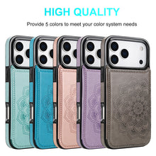 Load image into Gallery viewer, Casekis Mandala Embossed Phone Case Blue
