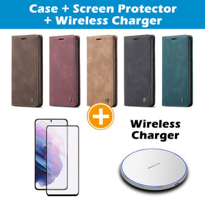 Casekis Retro Wallet Case For Galaxy S24 Plus 5G