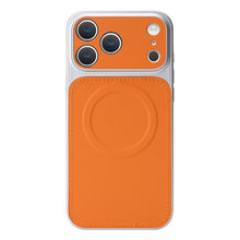 Charger l&#39;image dans la galerie, Casekis Magnetic Shockproof Leather Phone Case Orange
