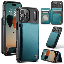 Lade das Bild in den Galerie-Viewer, Casekis RFID Cardholder Wallet Phone Case Green

