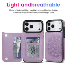 Load image into Gallery viewer, Casekis Mandala Embossed Phone Case Purple
