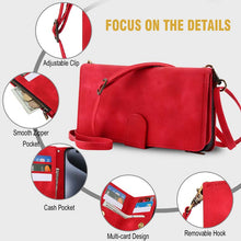 Cargar imagen en el visor de la galería, Casekis Crossbody 9 Card Holder Phone Case Red
