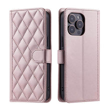 Load image into Gallery viewer, Casekis 3 Card Leather Crossbody Wallet Phone Case Rose Gold
