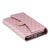 Cargar imagen en el visor de la galería, Casekis 7-Slot Foldable Crossbody Wallet Phone Case Rose Gold
