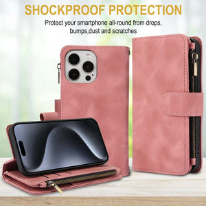 Casekis Crossbody 9 Card Holder Phone Case Rose Gold