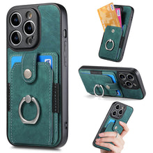 Load image into Gallery viewer, Casekis Ring Cardholder Portable Phone Case Green
