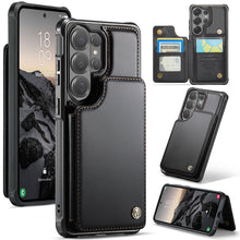 Lade das Bild in den Galerie-Viewer, Casekis RFID Cardholder Wallet Phone Case Black
