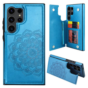 Casekis Mandala Embossed Phone Case Blue