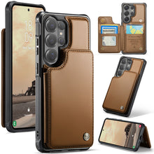 Lade das Bild in den Galerie-Viewer, Casekis RFID Cardholder Wallet Phone Case Brown
