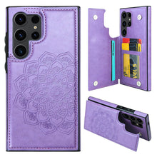 Load image into Gallery viewer, Casekis Mandala Embossed Phone Case Purple
