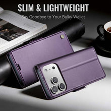 Load image into Gallery viewer, Casekis RFID Cardholder Phone Case Purple
