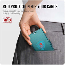Load image into Gallery viewer, Casekis RFID Cardholder Phone Case Green
