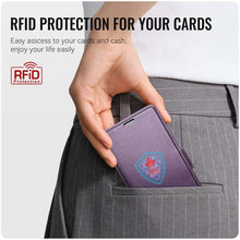 Load image into Gallery viewer, Casekis RFID Cardholder Phone Case Purple

