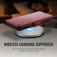 Load image into Gallery viewer, Casekis RFID Cardholder Phone Case Red
