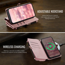 Charger l&#39;image dans la galerie, Casekis Crossbody Leather Wallet RFID Phone Case Pink
