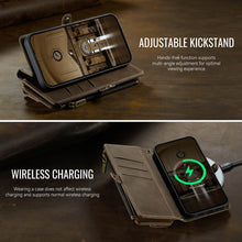 Charger l&#39;image dans la galerie, Casekis Crossbody Leather Wallet RFID Phone Case Brown
