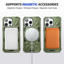 Load image into Gallery viewer, Casekis Magnetic Charging Phone Case Dark Green
