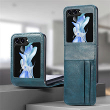 Load image into Gallery viewer, Casekis Folding Multi-card Leather Case for Galaxy Z Flip 6 5G
