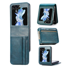 Muat gambar ke penampil Galeri, Casekis Folding Multi-card Leather Case for Galaxy Z Flip 6 5G
