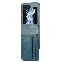 Load image into Gallery viewer, Casekis Folding Multi-card Leather Case for Galaxy Z Flip 6 5G
