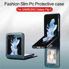 Load image into Gallery viewer, Casekis Folding Multi-card Leather Case for Galaxy Z Flip 6 5G
