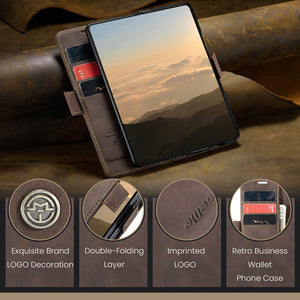 Casekis Retro Wallet Case For Galaxy Z Fold6 5G