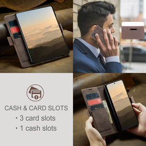 Casekis Retro Wallet Case For Galaxy Z Fold6 5G