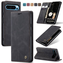 Lade das Bild in den Galerie-Viewer, Casekis Retro Wallet Case Black
