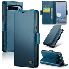 画像をギャラリービューアに読み込む, Casekis RFID Cardholder Phone Case Blue
