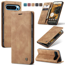 Lade das Bild in den Galerie-Viewer, Casekis Retro Wallet Case Brown
