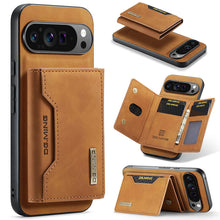 Cargar imagen en el visor de la galería, Casekis Magnetic Wallet Detachable Phone Case Brown
