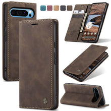 Lade das Bild in den Galerie-Viewer, Casekis Retro Wallet Case Coffee
