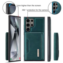 Load image into Gallery viewer, Casekis Magnetic Wallet Detachable Phone Case Green
