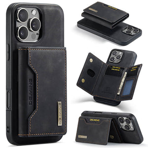 Casekis Magnetic Wallet Detachable Phone Case Black