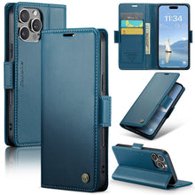 画像をギャラリービューアに読み込む, Casekis RFID Cardholder Phone Case Blue
